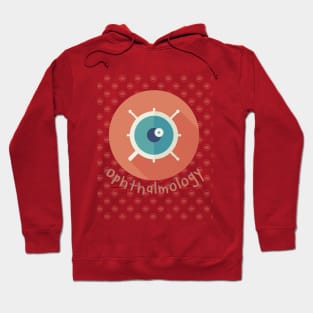 Ophthalmology in orange Brafdesign Hoodie